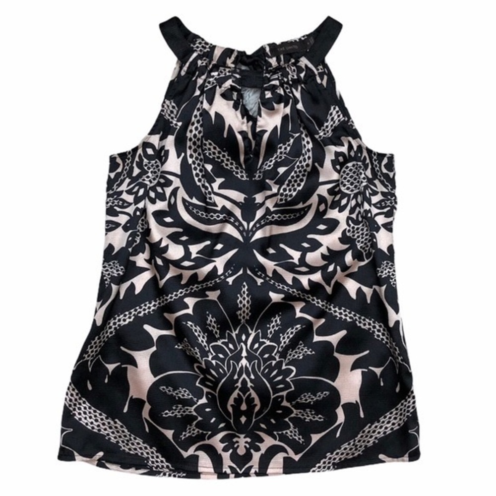 The Limited cute dressy sleeveless top / XS / tan and black